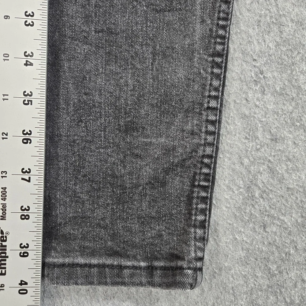 Levis 510 Jeans Mens 30x29‎ (tag 31x32) Gray Charcoal Wash Slim Tapered Denim